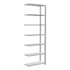 Schulte Anbauregal Steckregal MULTIplus150 3000 X 1000 X 400 Mm 7 Fachböden Kreuzstrebe Verzinkt
