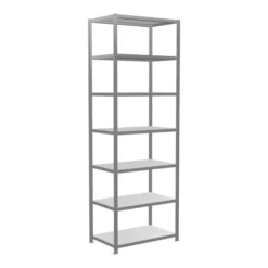 Schulte Grundregal Steckregal MULTIplus250 3000 X 1000 X 600 Mm 7 Fachböden Kreuzstrebe Verzinkt