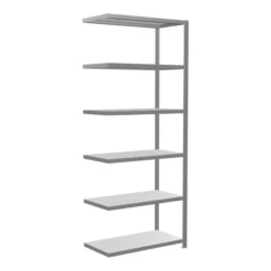 Schulte Anbauregal Steckregal MULTIplus250 2500 X 1000 X 500 Mm 6 Fachböden Kreuzstrebe Verzinkt