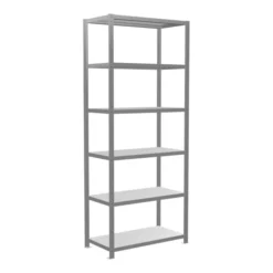 Schulte Grundregal Steckregal MULTIplus330 2500 X 1000 X 500 Mm 6 Fachböden Kreuzstrebe Verzinkt