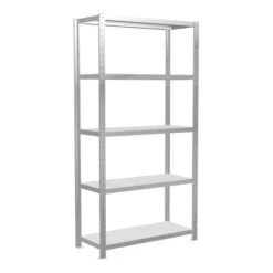 Schulte Grundregal Steckregal MULTIplus330 2000 X 1000 X 400 Mm 5 Fachböden Kreuzstrebe RAL 7035 Lichtgrau