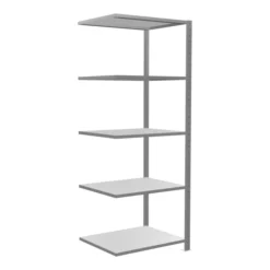 Schulte Anbauregal Steckregal MULTIplus150 2000 X 750 X 600 Mm 5 Fachböden Kreuzstrebe Verzinkt