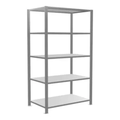 Schulte Grundregal Büro-Steckregal MULTplus150 1800 X 1000 X 600 Mm 5 Fachböden Längenriegel Verzinkt Mit Mittelanschlag