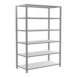 Schulte Grundregal Büro-Steckregal MULTplus150 2000 X 1300 X 600 Mm 6 Fachböden Längenriegel Verzinkt Mit Mittelanschlag