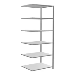 Schulte Anbauregal Steckregal MULTIplus150 2500 X 1000 X 800 Mm 6 Fachböden Kreuzstrebe Verzinkt