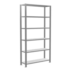 Schulte Grundregal Büro-Steckregal MULTIplus85 2000 X 1000 X 300 Mm 6 Fachböden Kreuzstrebe Verzinkt Ohne Anschlagleiste