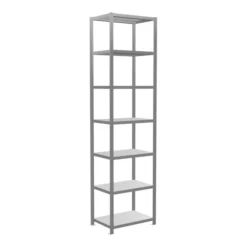 Schulte Grundregal Steckregal MULTIplus250 3000 X 750 X 500 Mm 7 Fachböden Kreuzstrebe Verzinkt