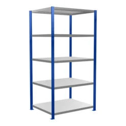 Schulte Grundregal Steckregal MULTIplus330 2000 X 1000 X 800 Mm 5 Fachböden Kreuzstrebe RAL 5010 Enzianblau/verzinkt