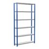 Schulte Grundregal Steckregal MULTIplus250 2500 X 1300 X 300 Mm 6 Fachböden Kreuzstrebe RAL 5010 Enzianblau/verzinkt