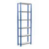 Schulte Grundregal Steckregal MULTIplus250 2500 X 750 X 300 Mm 6 Fachböden Kreuzstrebe RAL 5010 Enzianblau/verzinkt/verzinkt