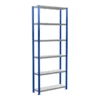 Schulte Grundregal Steckregal MULTIplus250 2500 X 1000 X 300 Mm 6 Fachböden Kreuzstrebe RAL 5010 Enzianblau/verzinkt