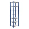 Schulte Grundregal Steckregal MULTIplus250 3000 X 750 X 600 Mm 7 Fachböden Kreuzstrebe RAL 5010 Enzianblau/verzinkt/verzinkt