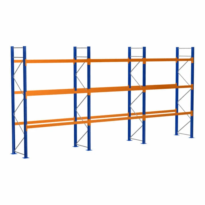 Schulte Grundregal Palettenregal 4000 X 8444 X 1100 Mm Blau/verzinkt/RAL 2004 4 Ebenen Max. Palettengewicht 860 Kg Feldlast 10.250 Kg 1 Schulte Grundregal Palettenregal 4000 X 8444 X 1100 Mm Blau/verzinkt/RAL 2004 4 Ebenen Max. Palettengewicht 860 Kg Feldlast 10.250 Kg